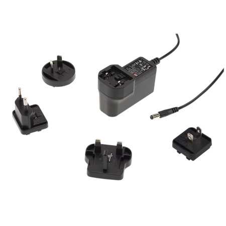 GEM12I24-P1J Plug-in switching power supply, 12W, 24V, 0.5A medical,, MEAN WELL - BiF Electronic