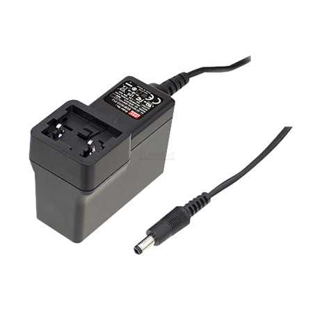 GEM18I24-P1J Plug-in switching power supply, 18W, 24V, 0.75A medical,, MEAN WELL - BiF Electronic