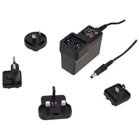 GEM60I18-P1J Plug-in switching power supply, 60W, 18V, 3.33A medical,, MEAN WELL - BiF Electronic