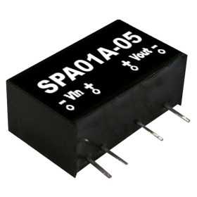 SPA01A-12 DC/DC Converter 9-18:12V 83mA 1W, MEAN WELL - BiF Electronic