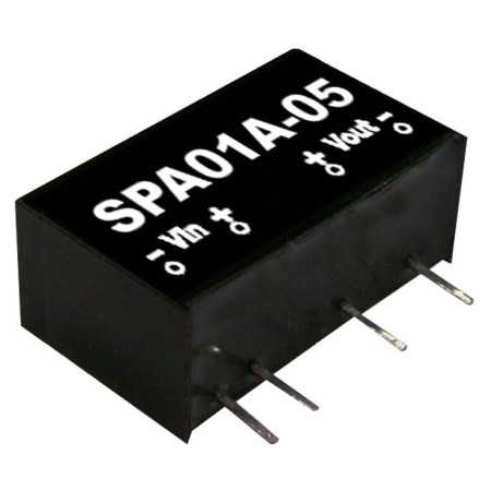 SPA01B-15 DC/DC Converter 18-36:15V 67mA 1W, MEAN WELL - BiF Electronic