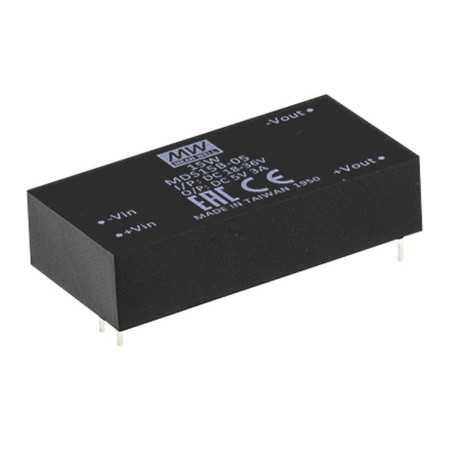 MDS15A-24 DC/DC Converter 9-18V 24V 625mA 15W, MEAN WELL - BiF Electronic