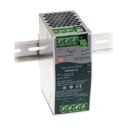 DRDN40-12 Redundancy module, DIN rail 12V, 0-40A, MEAN WELL - BiF Electronic