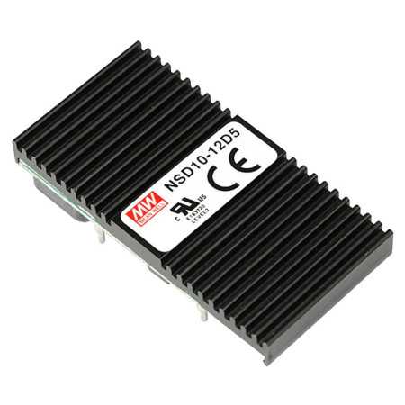 NSD10-48S15 DC/DC converter 22-72V: +15V 670mA, MEAN WELL - BiF Electronic