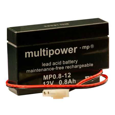 Multipower MP0,8-12AMP 12V 0.8Ah AGM Battery