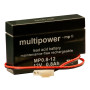 Multipower MP0,8-12AMP 12V 0.8Ah AGM Battery