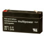 Multipower MP1,2-6 6V 1.2Ah AGM Battery