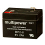 Multipower MP2-6 6V 2Ah AGM Battery