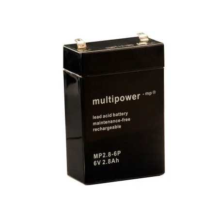 Multipower MP2,8-6P 6V 2.8Ah AGM Battery