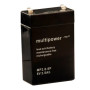 Multipower MP2,8-6P 6V 2.8Ah AGM Battery