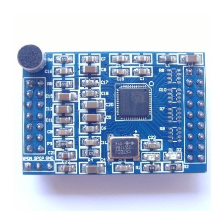 LD3320 ASR Non-specific speech recognition module with a microphone with the source crystal