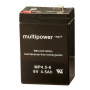 Multipower MP4.5-6 6V 4,5Ah AGM battery