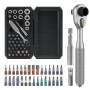 PCW08L Precision Ratchet Set, 42 Pieces, Electronics Repair
