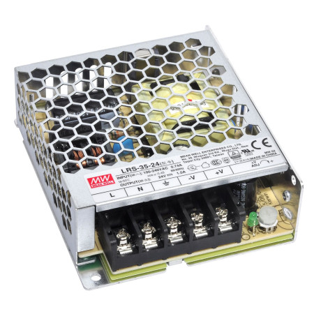 LRS-35-36 Alimentation à découpage, boîtier fermé, 36 W, 36 V, 1 A, MEAN WELL