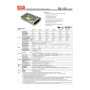 RS-150-12 Switching power supply, closed, 150W, 12V, 12,5A, MEAN WELL