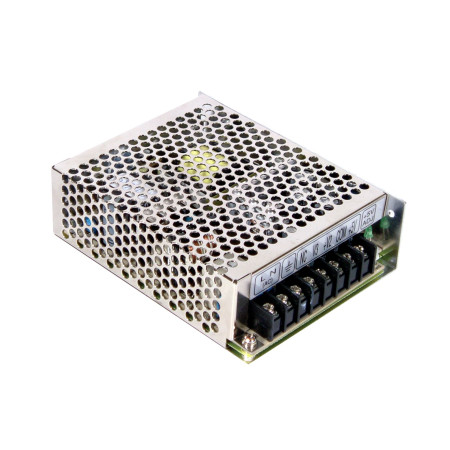 RT-65A Switching power supply, closed, 66W, 5/12/-5V, MEAN WELL