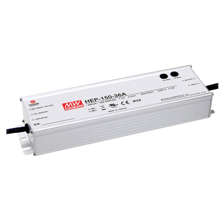 HEP-150-24A switching power supply, industrial, IP65, 150W, 24V, 6,3A, MEAN WELL