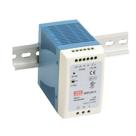 MDR-100-24 DIN rail power supply, 96W, 24V, 4A, MEAN WELL