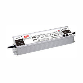 HLG-240H-12AB LED driver, IP65 192W, 12V, 16A CV+CC dimmable, MEAN WELL