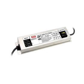 ELG-240-C700A-3Y Led driver, IP65 240,1W, 172-343V, 700mA CC + PE, MEAN WELL