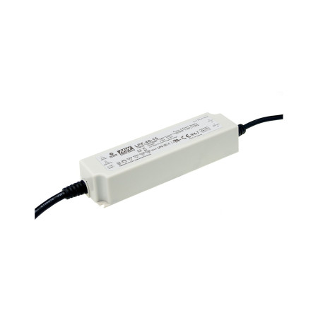 LPF-40-24 Led driver, IP67 40W, 24V, 1,67A CV+CC, MEAN WELL - BiF Electronic