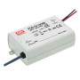 PCD-16-350B : driver LED, Classe 2, 16 W, 24-48 V, 350 mA CC, gradable, MEAN WELL