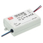 Circuit d'alimentation LED PCD-25-350B, Classe 2, 25 W, 40-58 V, 350 mA CC, gradable, MEAN WELL