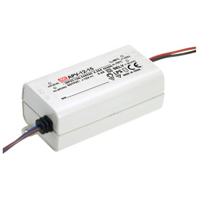 APV-12-24, driver LED, 12 W, 24 V, 0,5 A CV, MEAN WELL
