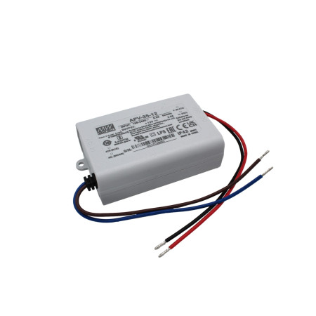 APV-35-12 Alimentation LED, 36 W, 12 V, 3 A CV, MEAN WELL