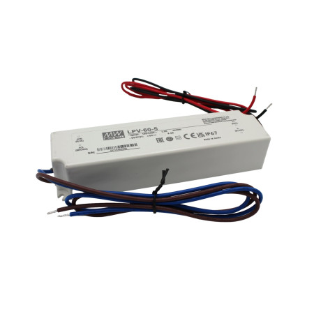 LPV-60-5, driver LED, Classe 2, 40 W, 5 V, 8 A CV, MEAN WELL