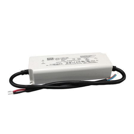 LPV-150-24 Alimentation LED, IP67, 151 W, 24 V, 6,3 A CV, MEAN WELL