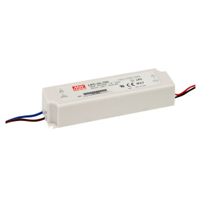 LPC-35-1050, driver LED, Classe 2, 9-30 V, 1 050 mA CC, MEAN WELL
