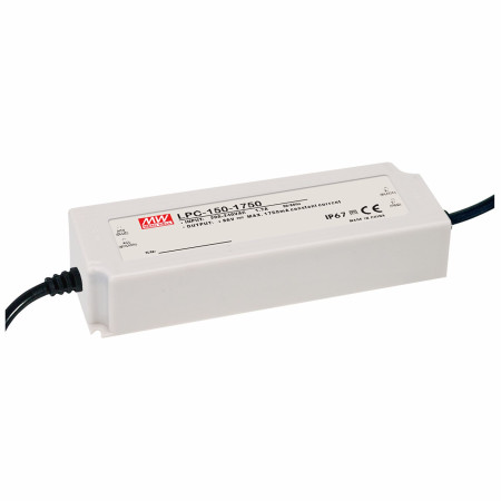 LPC-150-1750, driver LED, Classe 2, 43-86 V, 1 750 mA CC, MEAN WELL