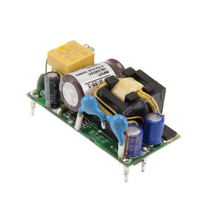 MFM-20-5 Alimentation à découpage, châssis ouvert, 20 W, 5 V, 4 A, MEAN WELL