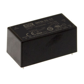 MPM-20-5 Alimentation à découpage, module, 20 W, 5 V, 4 A, MEAN WELL