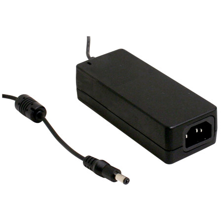 GST60A12-P1J Switch mode power supply, external 60W, 12V, 5A ErP-2, MEAN WELL - BiF Electronic