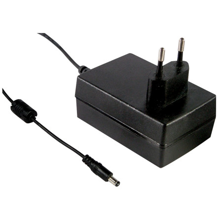 GST18E09-P1J Alimentation à découpage enfichable, 18 W, 9 V, 2 A, ErP-2, MEAN WELL