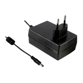 GST36E12-P1J Plug-in switching power supply, 36W, 12V, 3A ErP-2, MEAN WELL - BiF Electronic