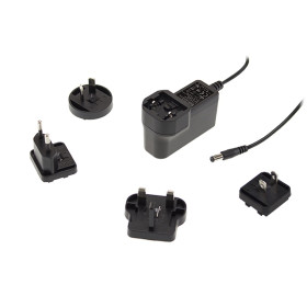 GEM06I05-P1J Alimentation à découpage enfichable, 6 W, 6 V, 1 A, usage médical, MEAN WELL