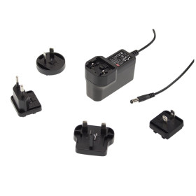 GEM12I12-P1J Alimentation à découpage enfichable, 12 W, 12 V, 1 A, usage médical, MEAN WELL