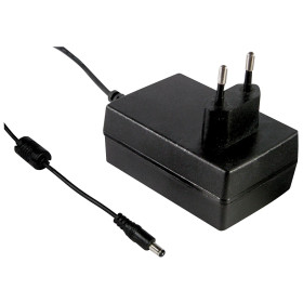 GSM18E09-P1J Alimentation à découpage enfichable, 18 W, 9 V, 2 A, usage médical, MEAN WELL
