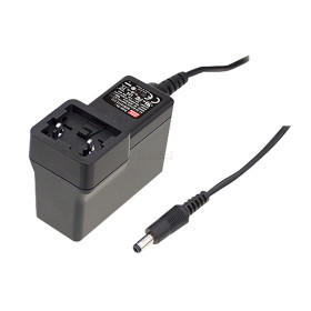 GEM18I09-P1J Alimentation à découpage enfichable, 18 W, 9 V, 2 A, usage médical, MEAN WELL