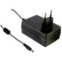 GSM36E12-P1J Alimentation à découpage enfichable, 36 W, 12 V, 3 A, usage médical, MEAN WELL