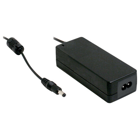 GSM40B05-P1J Alimentation à découpage, externe, 25 W, 5 V, 5 A, usage médical, MEAN WELL
