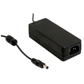 GSM40A05-P1J Alimentation à découpage, externe, 25 W, 5 V, 5 A, usage médical, MEAN WELL