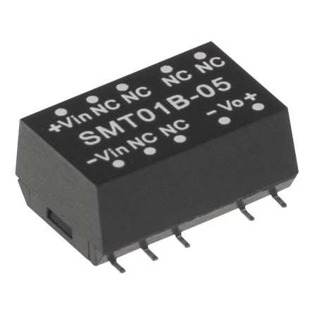 SMT01B-05 DC/DC Converter 24:5V 200mA 1W, MEAN WELL - BiF Electronic