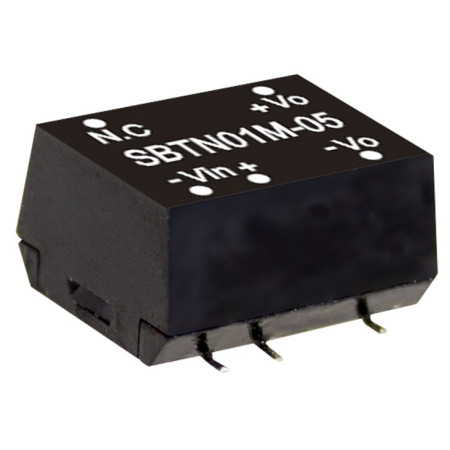 SBTN01L-05 SMD DC/DC converter 5:5V 200mA, MEAN WELL - BiF Electronic