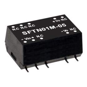 SFTN01L-12 SMD DC/DC Converter 5:12V 84mA, MEAN WELL