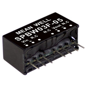 SPBW03F-15 DC/DC Converter 9-36V:+15V 200mA 3W, MEAN WELL