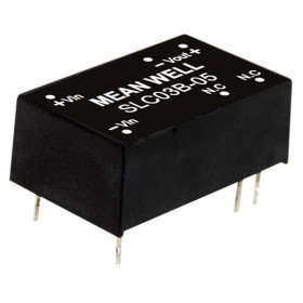 SLC03A-05 DC/DC converter 9-18V:+5V 600mA 3W, MEAN WELL